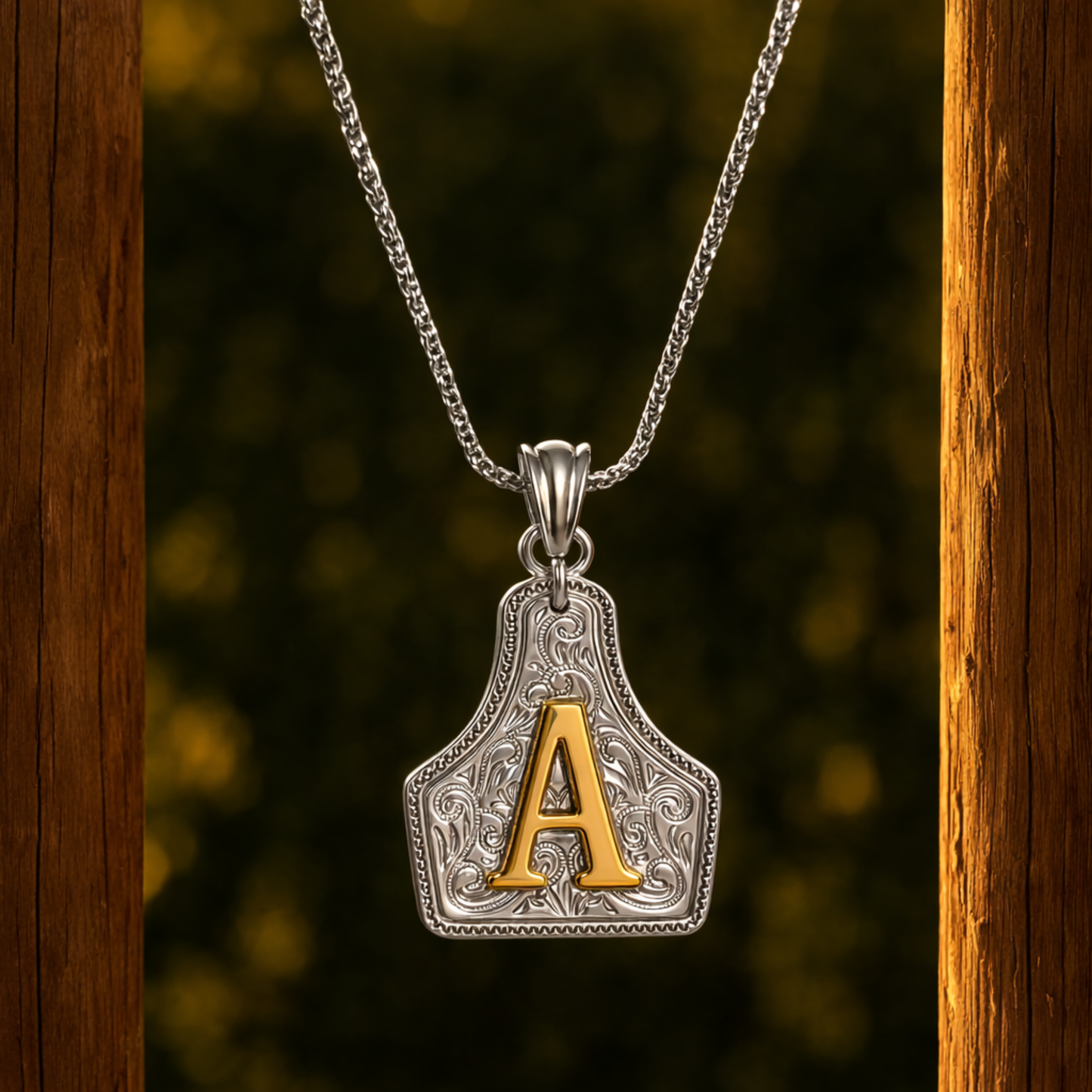 Saddlelock™ Custom Cowtag Necklace