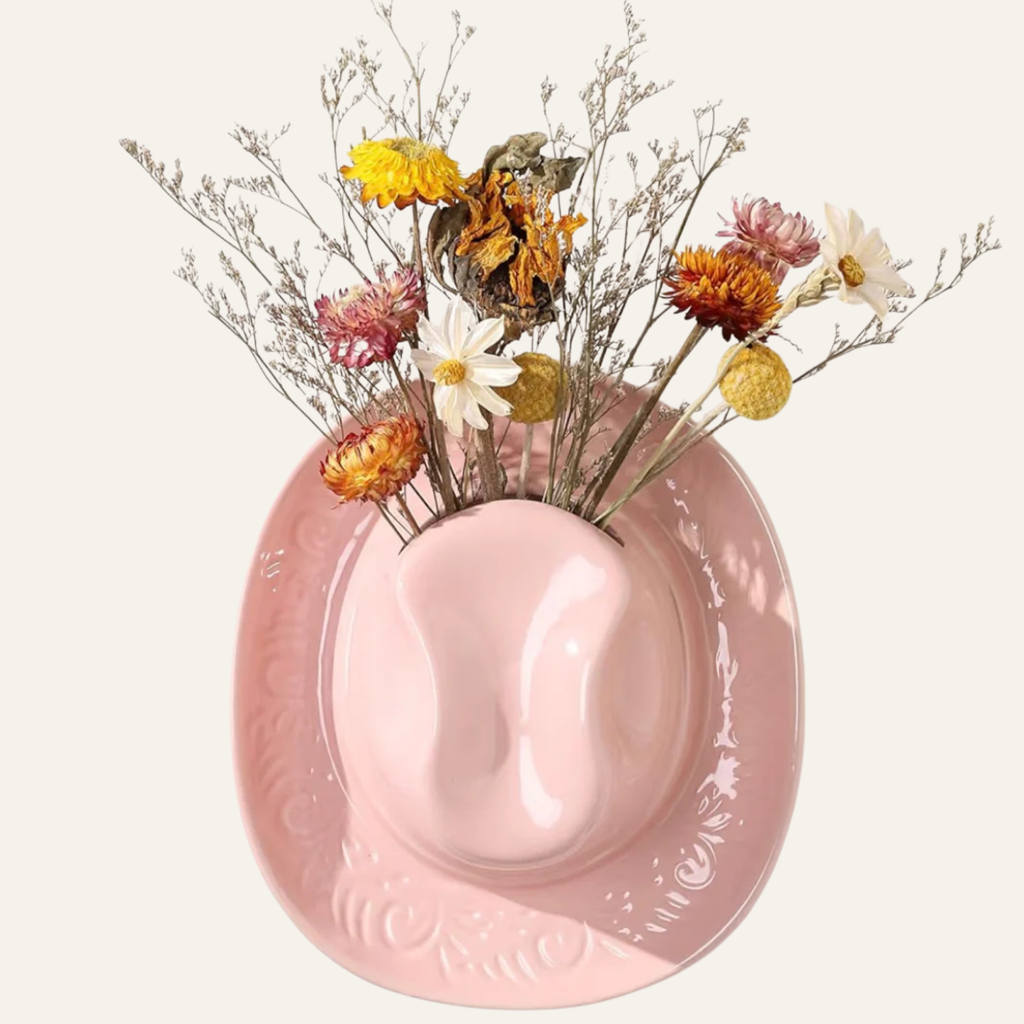 Saddlelock™ Cowboy Hat Vase