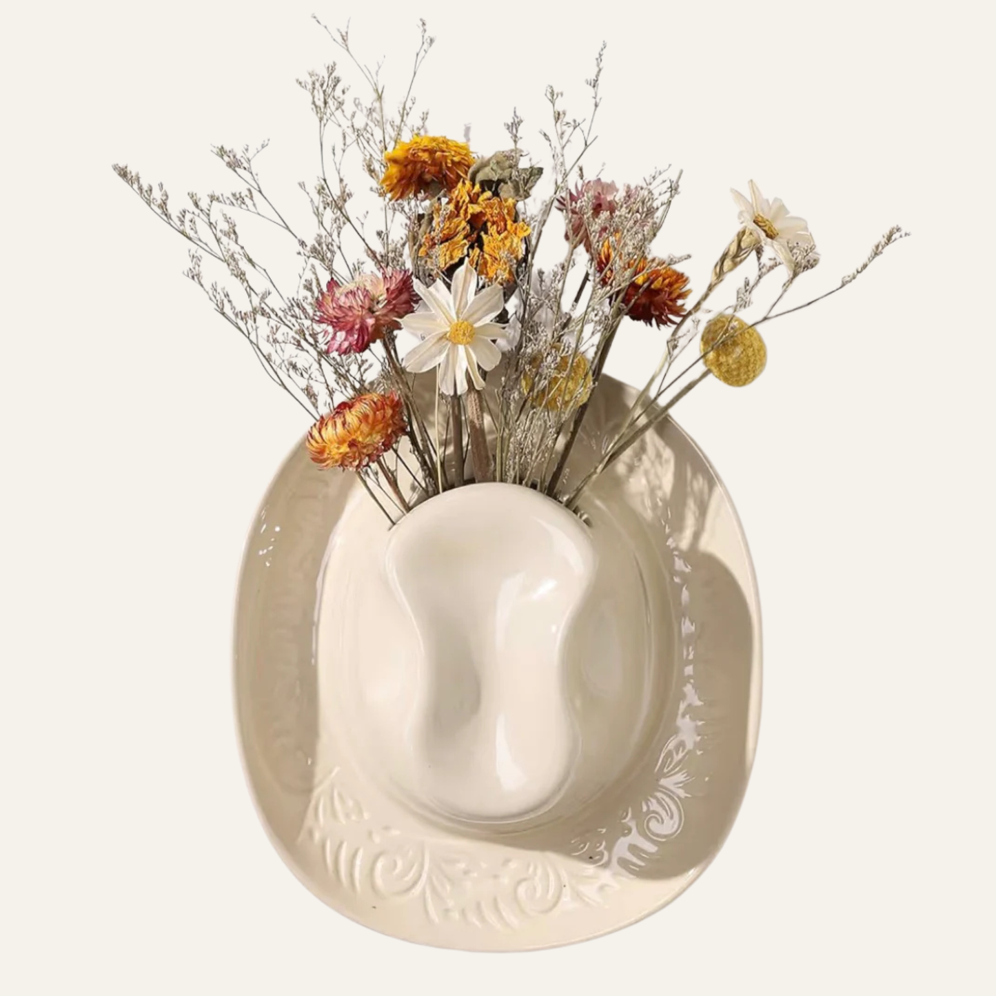 Saddlelock™ Cowboy Hat Vase