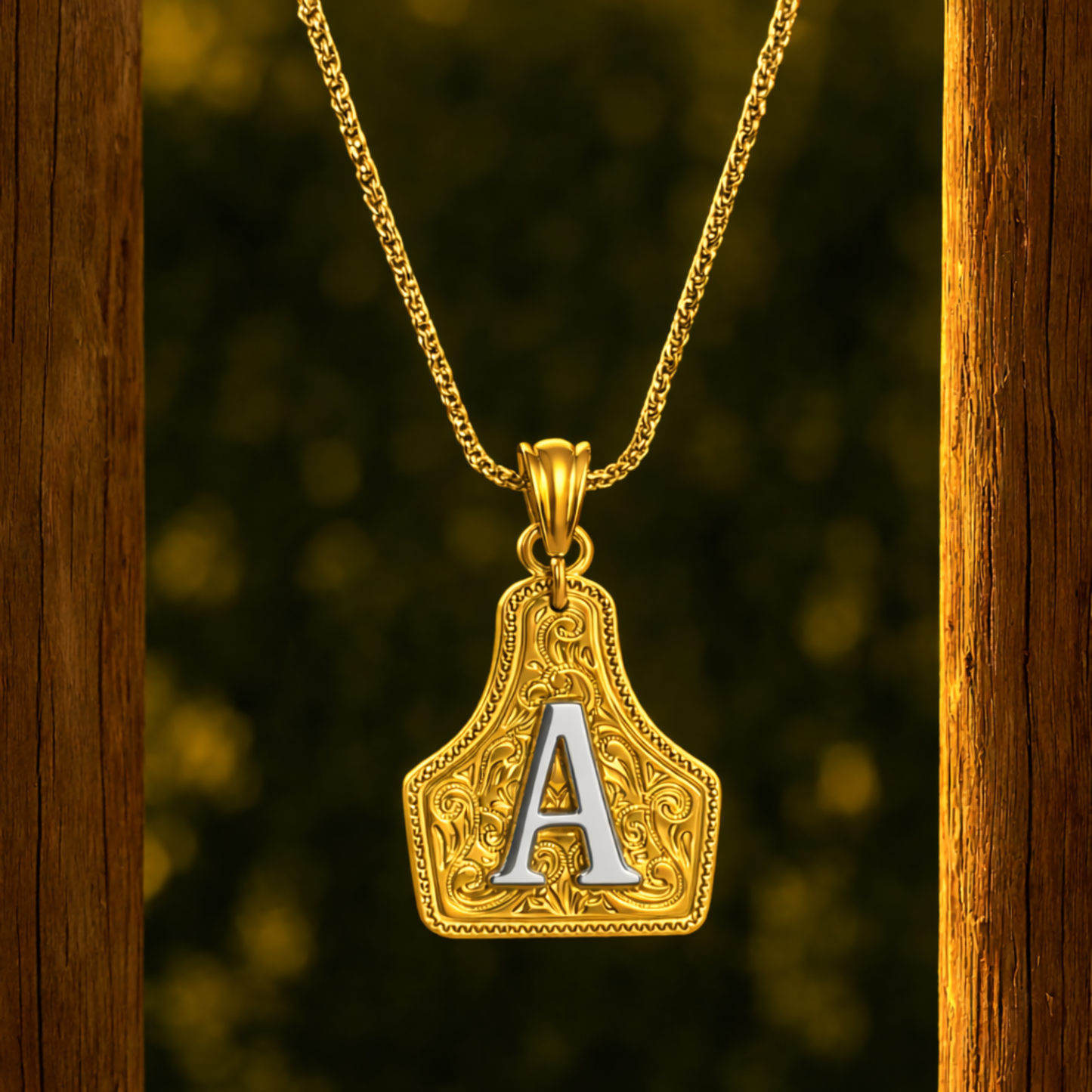 Saddlelock™ Custom Cowtag Necklace
