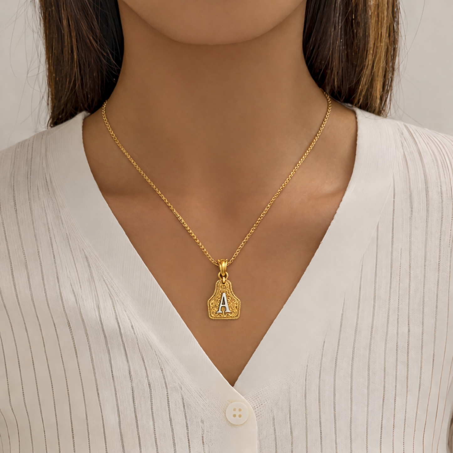 Saddlelock™ Custom Cowtag Necklace